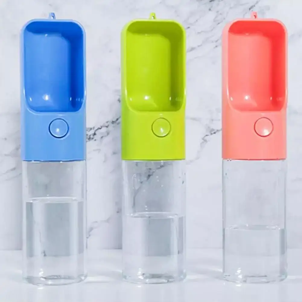 HobbyLane 450ml Portable Pet Water Dispenser Feeder Bottle for Outdoor Dogs Teddy Travel Drinking Pets Drinking Fountains