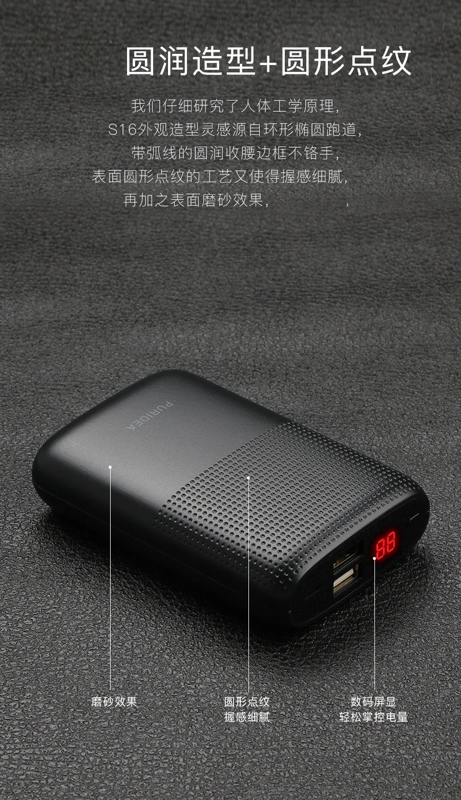 10000 мАч Мини-Банк питания 5 в 3 а с двумя usb-портами, портативное Внешнее зарядное устройство, внешний аккумулятор, быстрая зарядка для Iphone, Xiaomi, LG