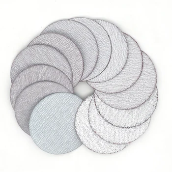

80-Grits Flocking Sandpaper Disc Wood Stone Metal Sanding Pads Polishing Tools