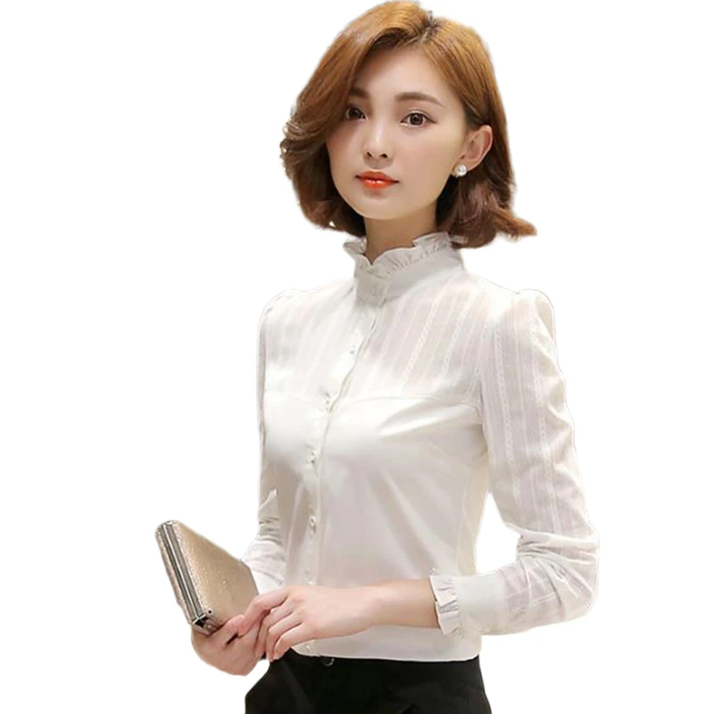 Новинка 100% хлопок женские белые рубашки блузка с рукавами бабочками