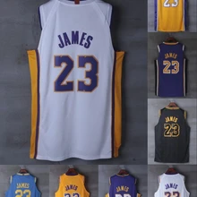 Мужская Высокая Школьная майка сшитая Размер S-XXL Леброн Джеймс 23