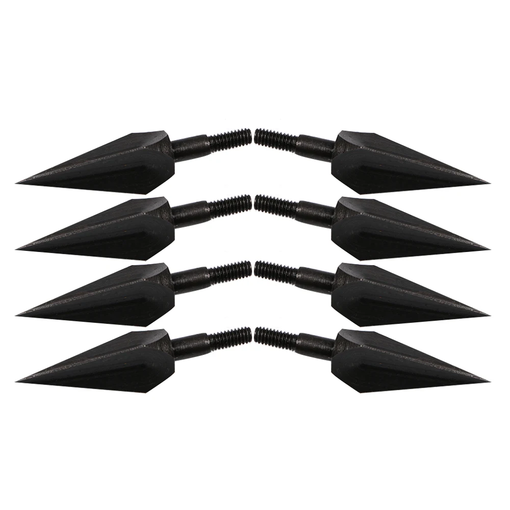 

6pcs 3-Blades Thread Arrowhead Broadhead Archery Hunting Shooting Arrow Head Tips Points Steel Metal Traditional
