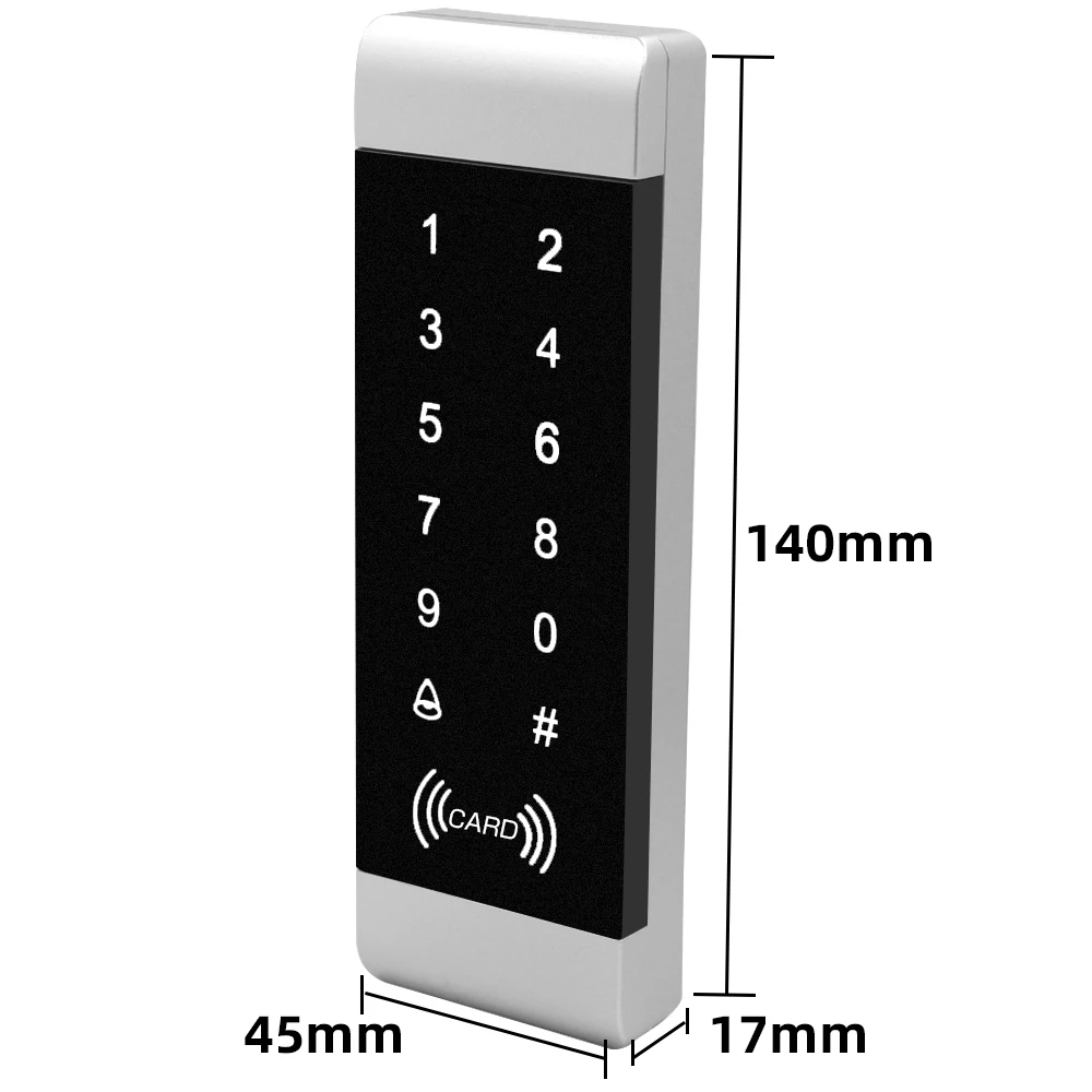 Door Tastatur-Zugangskontrolle Home Door Entry Control+20*Karten Zuhause Home DE 