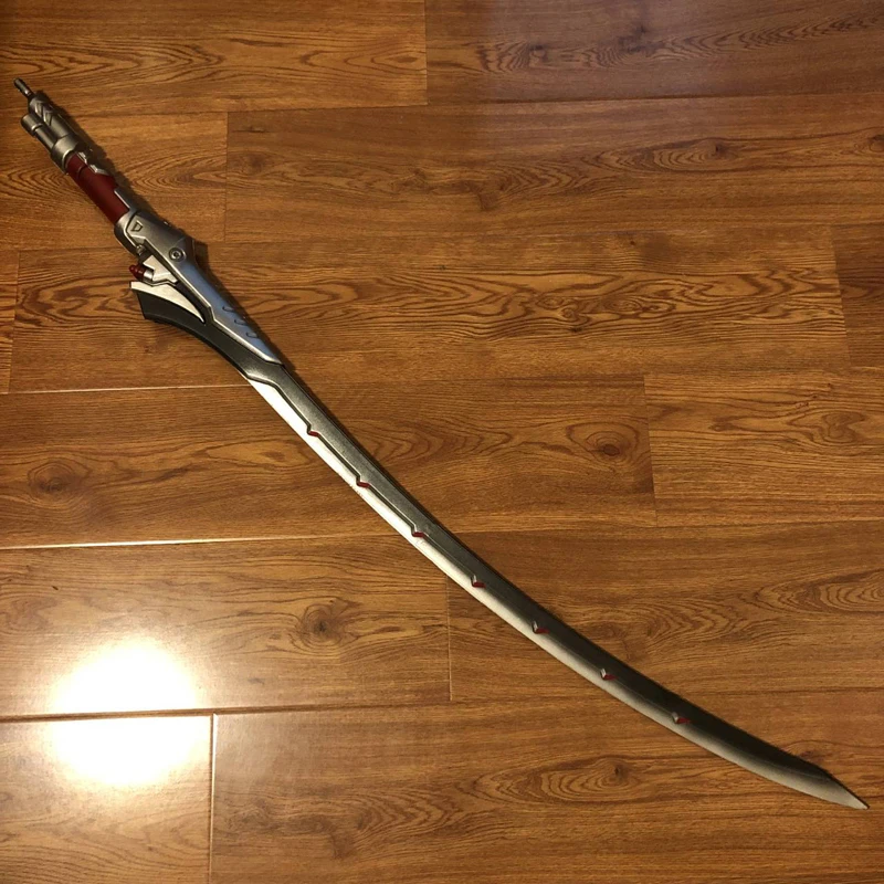 Overwatch Genji Shimada Skin Young Swords Реплика оружия клинок реквизит | Тематическая одежда и