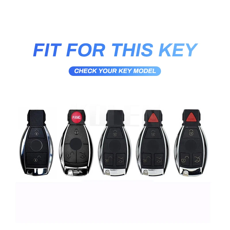 PC Car Remote Key Case Cover Protector Shell Fob per Mercedes Benz A B C S Class W204 W176 W212 GLC CLA GLK SLK CLS accessori - Heb9bb1590d07477b91705b443f13be19q