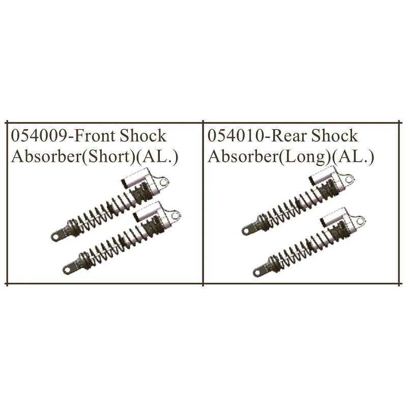 

Hsp racing coche de aluminio piezas de repuesto actualizables amortiguador para hsp 1/5 buggy sin escobillas (parte n. 054009,