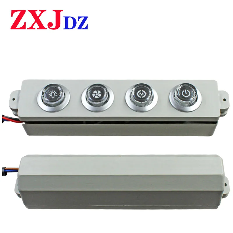 

Range hood key switch accessories 4 key four key button panel control mechanical switch control board