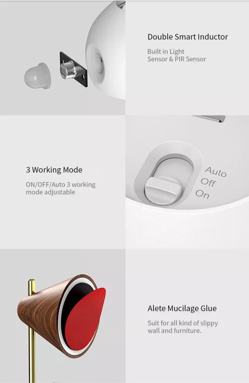 Для xiaomi умный дом xiaomi Sothing Sunny smart sensor ночной Светильник инфракрасный Ind