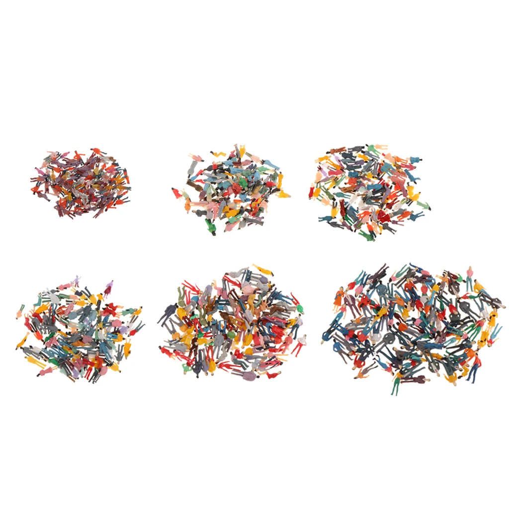 100 Pieces Tiny People Figures Train Park Street LANDSCAPE LAYOUT 1:50-1:300