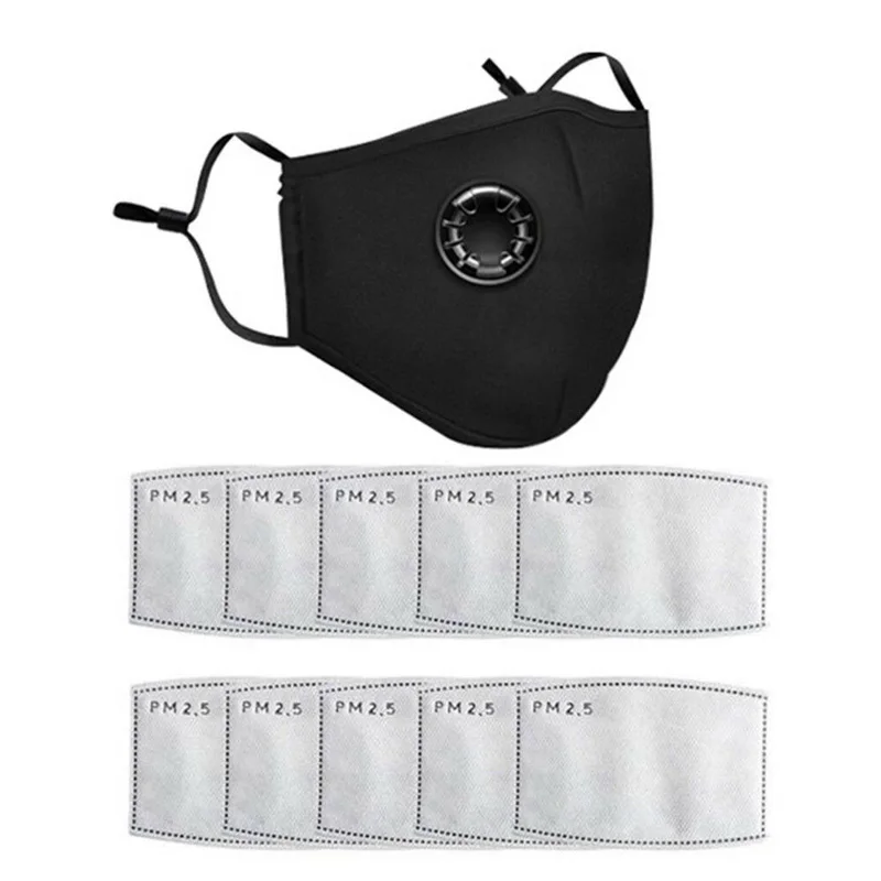 

Washable Dustproof Anti Fog Pollution Face Smog Mask + 10x Filter Resiprator Variety Of Face Shapes And Is Comfortable To Wear