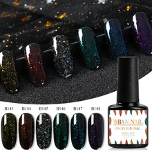RBAN ногтей УФ Гель-лак для ногтей голографический гель для ногтей с блестками лак Гель-лак СВЕТОДИОДНЫЙ Цветной Гель-лак дизайн ногтей Маникюр для ногтей