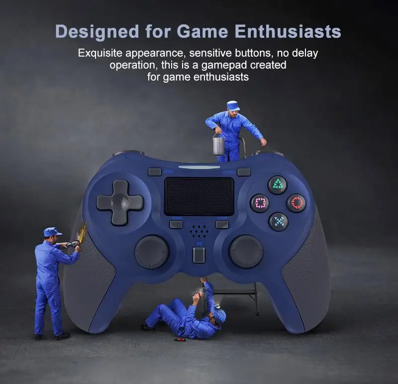 Bluetooth геймпад беспроводной джойстик контроллер для Playstation 4 PS4 игровая консоль Поддержка Win7/8/8,1/Android tv r20