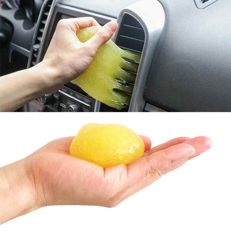 75g Cleaning Gel Car Air Outlet Cleaning Glue Jelly Dust Remover Keyboard Cleaner Adhesive Daily Household Supplies cleaning gel car cleaning gel