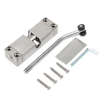 

Home Automatic Adjustable Surface Mounted Door Closer Closing Simple Spring Stainless Steel Security Locks