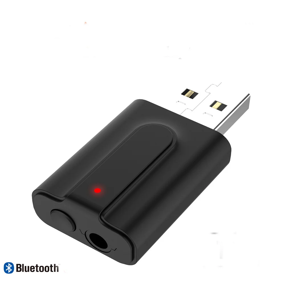 Наушники стерео музыка USB аудио адаптер автомобильный AUX беспроводной динамик 3,5 мм разъем автомобильный аудио кабель Bluetooth передатчик приемник