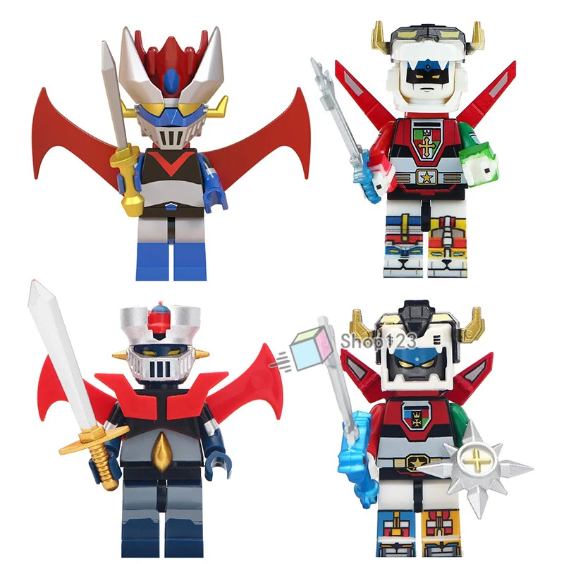 

20 PCS/LOT Mazinkaiser Building Blocks Robot Movie Voltron Mazinger Technic Alien vs Predator Children Toys