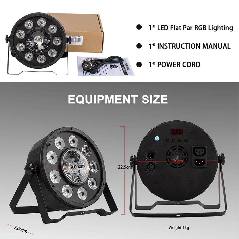 Djworld светодиодный светильник 9x10 Вт + 30 RGB Par Светильник ing DMX512 сценический для мытья