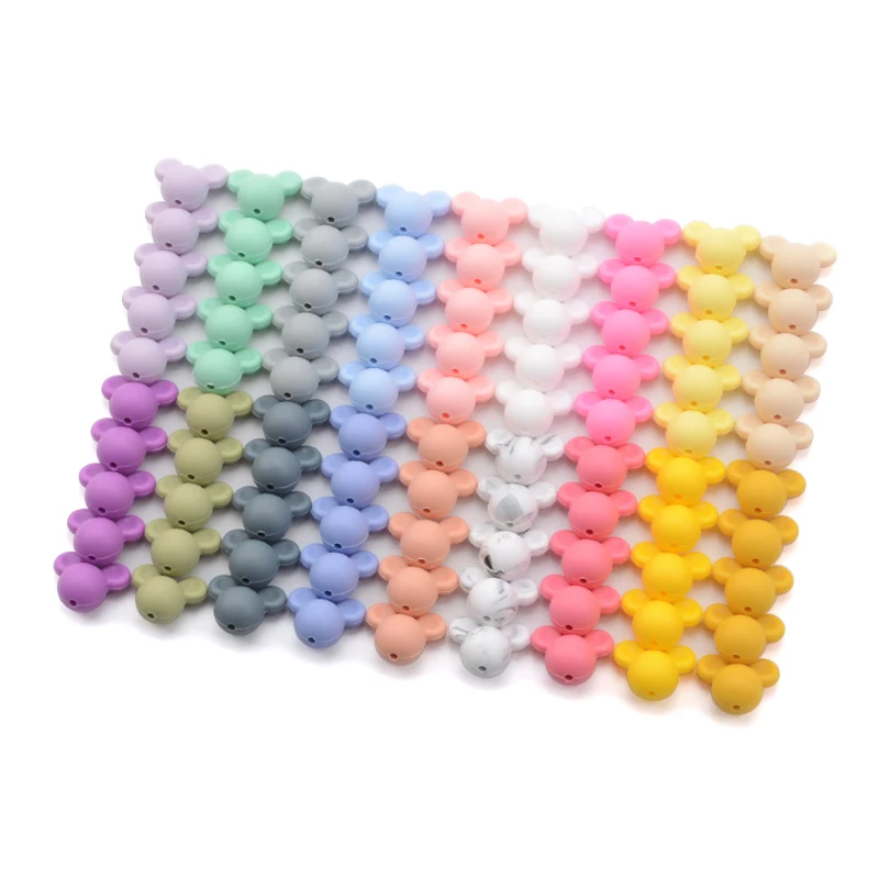 Silicone Teething Beads 10pcs/Lot For Necklaces BPA Free