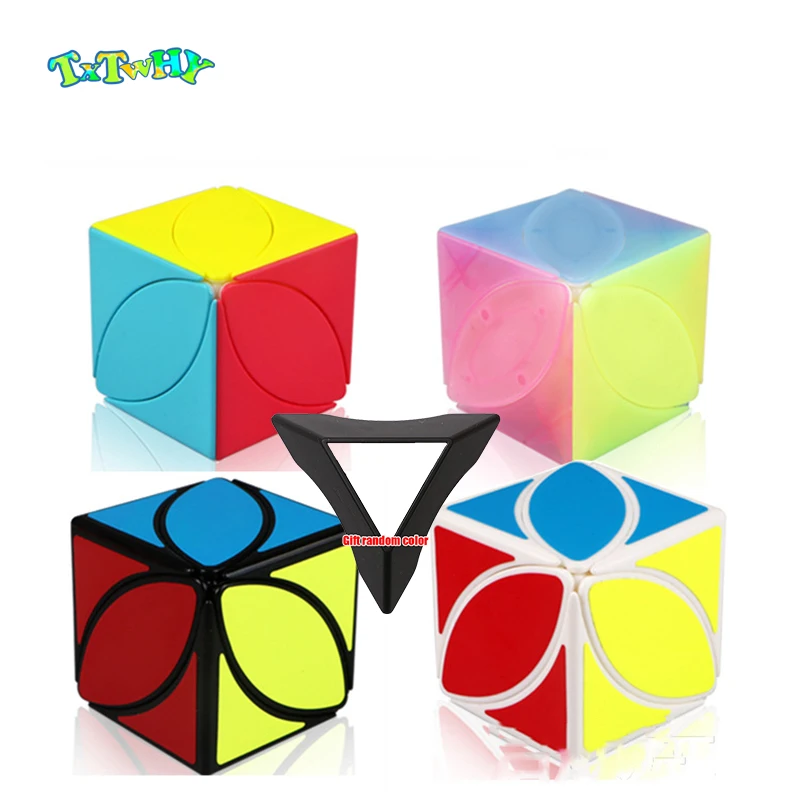 Qiyi mofangge Maple Magic Cube первые Скручивающиеся кубики листочной линии головоломки профессиональная магия 56 мм 1 шт. безопасные ABS ультра-игрушки для спокойных игр