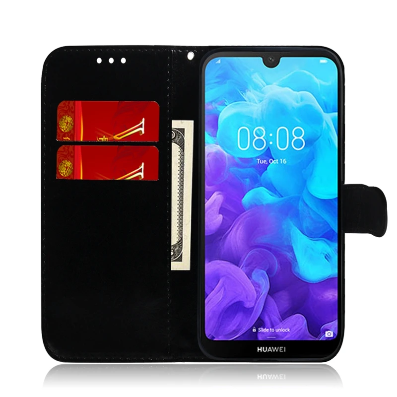 Чехол с лисой пандой для huawei Y5 Honor 8 S, чехол из искусственной кожи с откидной крышкой для huawei Y5 Y52019 Honor 8 S, чехол