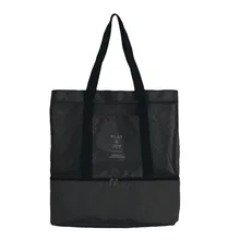 Сумка-тоут унисекс, дорожная сумка для пикника с двойной изоляцией, сумка на плечо для покупок, большая сумка для хранения, сумка-тоут Bolsas De Tela