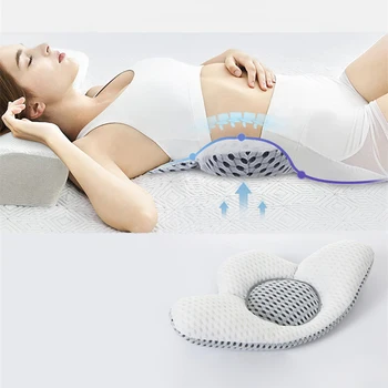 

Pregnant Waist Lumbar Pillow Sleeping Support Maternity Cushion Bed Spine Pillows Waist Support Pad Cushion Side Sleep Pillow