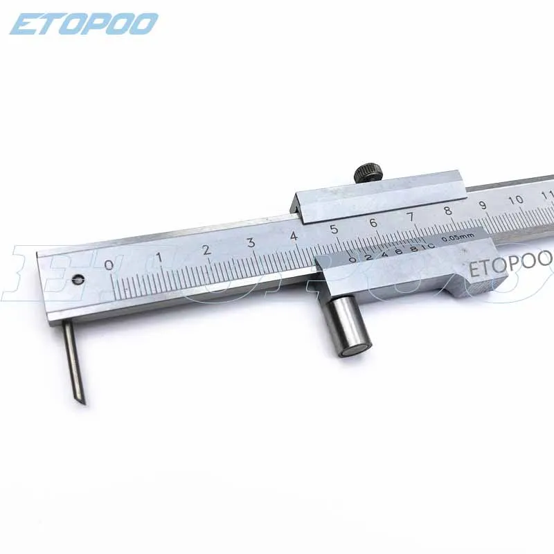 0-400mm Marking Vernier Caliper Carbide Scriber Parallel Marking Gauging Ruler Measuring Parallel Crossed Caliper Tool vernier caliper