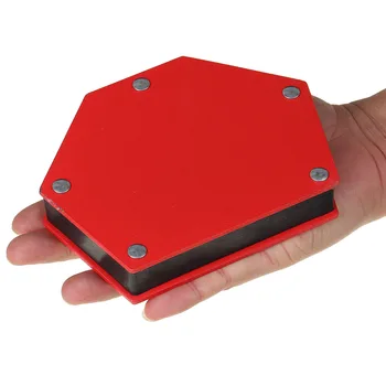 

1pcs 75LBS Welding Magnetic Holder Strong Magnet Clamp 6 Angle Arrow Welder Power Soldering Locator Welding Positioner Tools