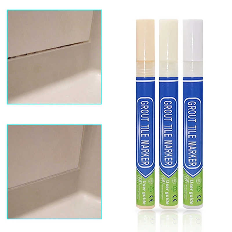 1pc Waterproof Gap Repair White Tile Refill Grout Pen Mouldproof