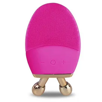 

Facial Cleansing Brush Silicone Beauty Washing Mini Electric Massage Waterproof Deep Exfoliating Blackhead Clean Brush