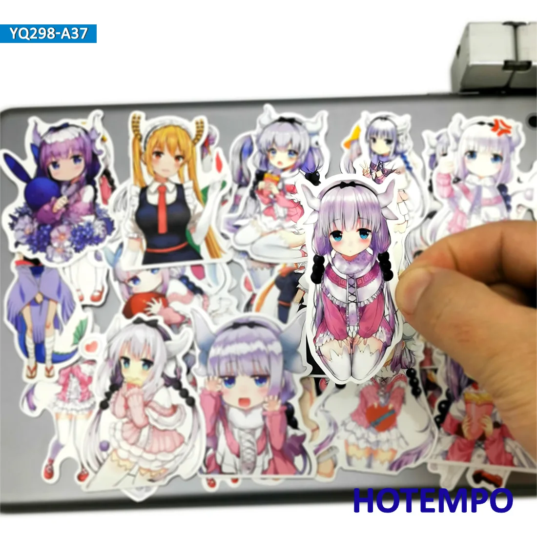 37 個 小林さんちのメイドラゴン かわいい女中 アニメステッカー 携帯電話ノートパソコンの荷物ケースかわいい漫画ステッカー Stickers Aliexpress