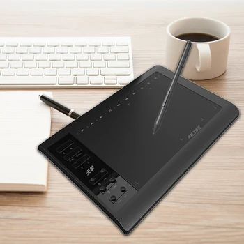 

G10 10x6 inch Digital Tablet 8192 Levels Graphic Drawing Tablet with Battery-Free Passive Pen