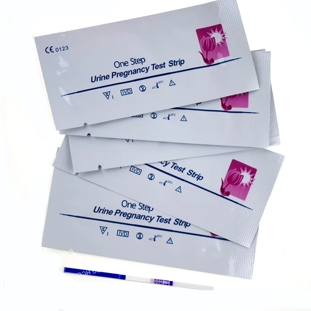 10pcs Early Pregnancy Urine Hcg Home Hygiene Test Strip High