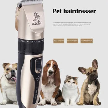 

Electrical Dog Hair Trimmer Low-noise Pet Hair Clipper Machine Rechargeable Grooming Cutter Pet Hair Remover Comb+spare Blade