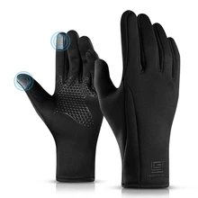 Зимние теплозащитные лыжные перчатки для мужчин и женщин непромокаемые лыжные перчатки с теплой подкладкой сенсорный экран сноуборд перчатки для катания на лыжах на открытом воздухе Рыбалка