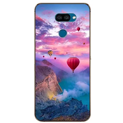 Чехол для LG K40S модный силиконовый мягкий симпатичный задний из ТПУ s K50S чехол