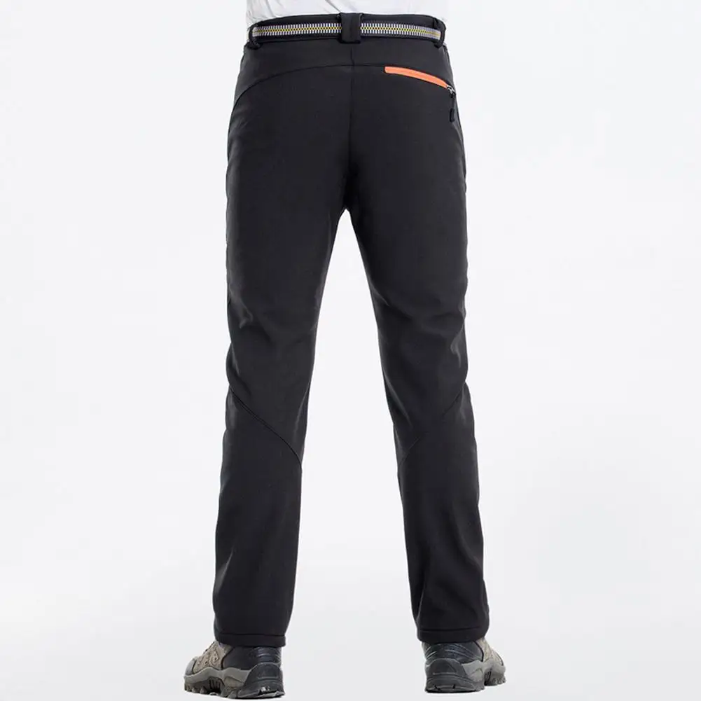 Sport Lined Waist Marled Sweatpants Men Winter Waterproof Running Pants Exercise Outdoor Jogging Sports Workout Trousers
