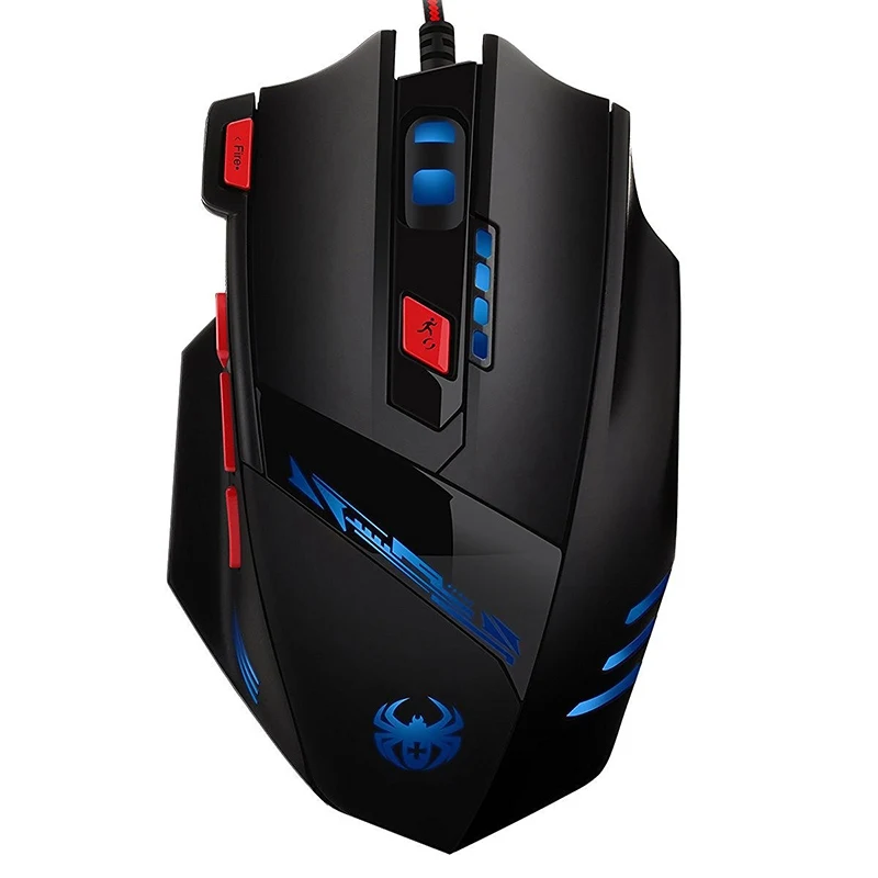

9200 DPI LED Light Wired Gaming Mouse 6 Speed Adjustment Gamer Mouse for PC Laptop 7 Colors Ergonomic Mause Steelseries