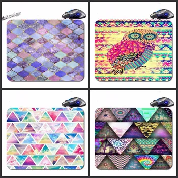 

Colorful Glass Gaming Desk Small Geme Mouse Pad Ergonomico Size 22x18cm/25x29cm Gamer Pc Compute Desk Mat for Laptop Table Pads