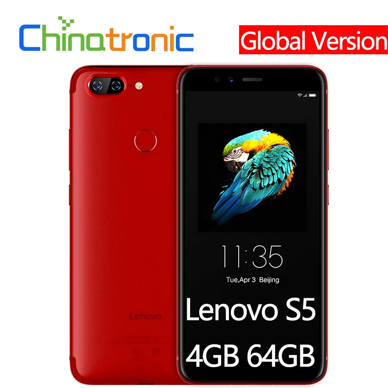 Глобальная версия Lenovo S5 K520 4 Гб 64 мобильный телефон Snapdragon 625 Octa core Dual тыловая 13MP