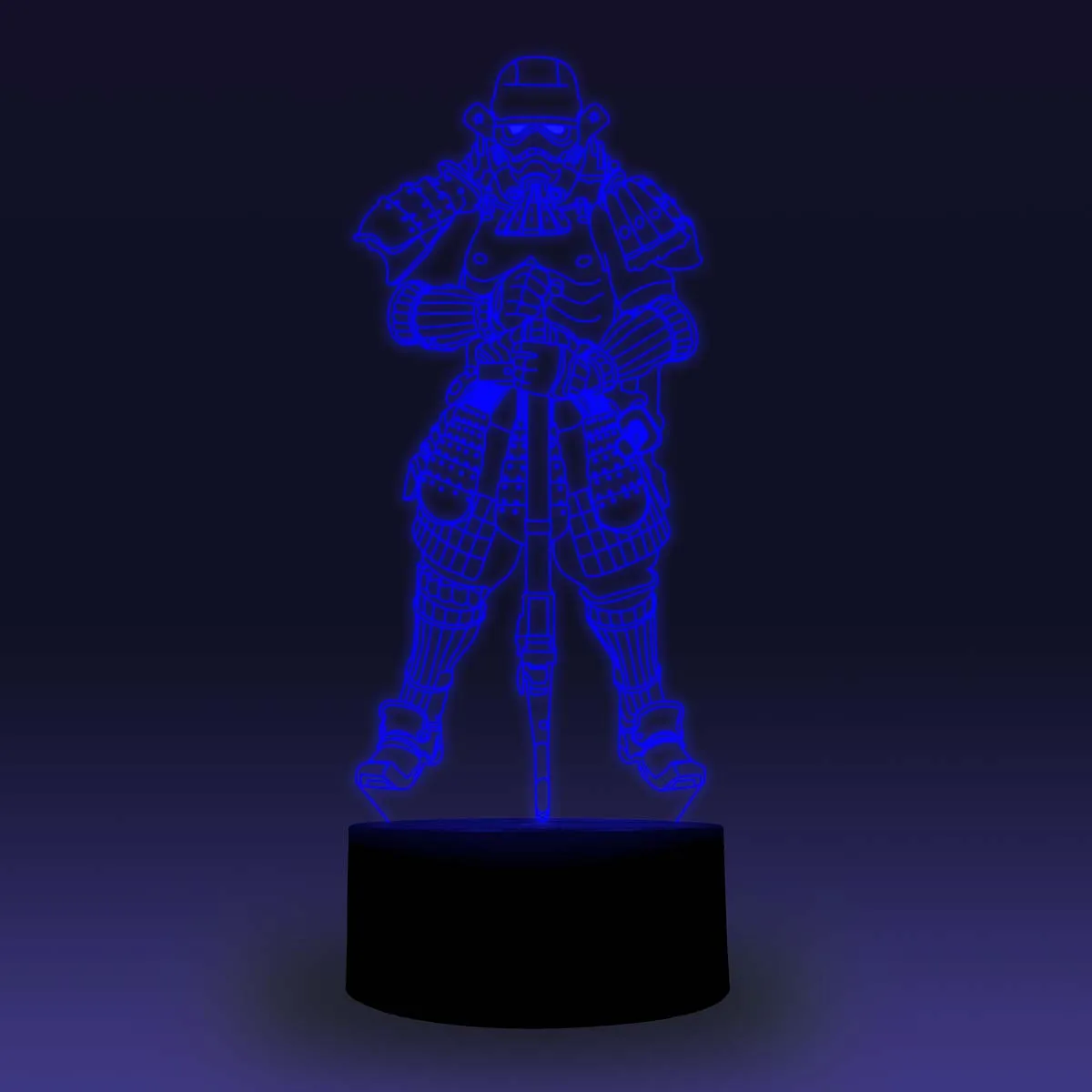 NiteApps 3D Штурмовик воин ночник настольная Иллюзия украшение лампа подарок на день рождения приложение/сенсорный контроль