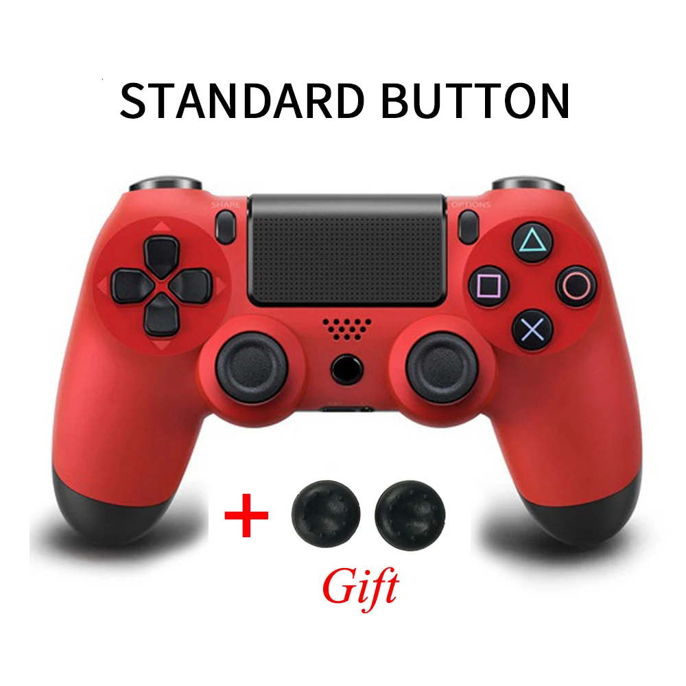 Red Bluetooth беспроводной джойстик для PS4 контроллер подходит для mando ps4 консоль для Playstation Dualshock 4 геймпад для PS4 консоли - Цвет: Red