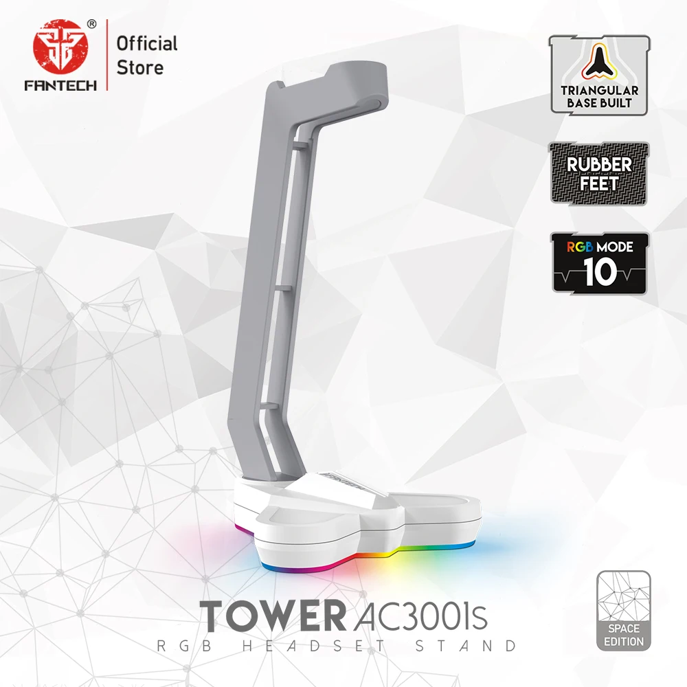 Держатель для наушников FANTECH AC3001S Hot RGB нескользящий и базовый подходит
