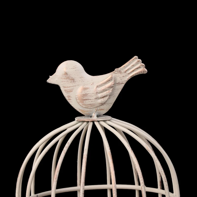 Метлаллическая птица клетка, Свечи Держатель Подсвечники Tealight висящий декоративный фонарь подарок M4YD