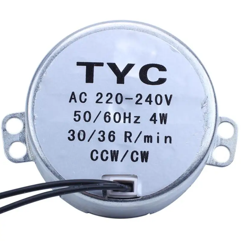 AC 220/240V 30 оборотов в минуту 4 Вт CCW/CW двухстороннее радио управляемый с синхронным