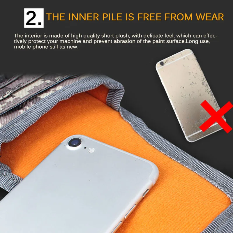 Сумка для телефона на открытом воздухе для Xiaomi Tactical Pouch Molle Pouch Cover 600D Phone Military Tactical Camouflage Belt Pouch сумка для телефона