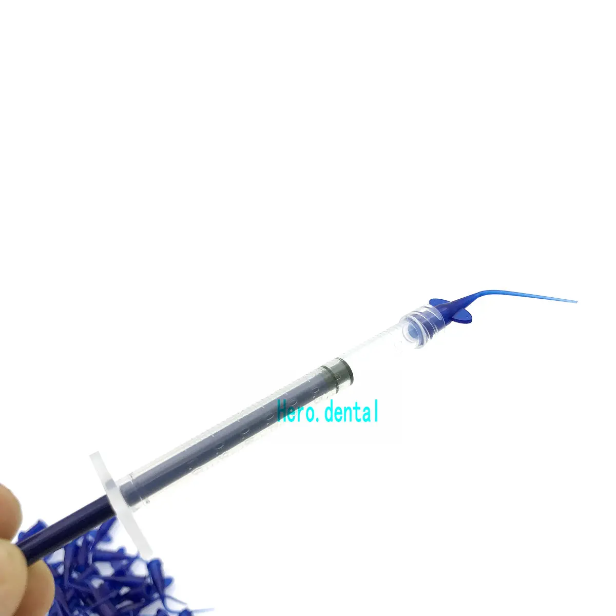 Одноразовый стоматологический шприц с изогнутым наконечником 1 мл 10 шт.|dental