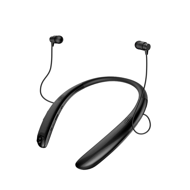 Беспроводные наушники V9 с функцией записи на шее, Bluetooth наушники с гарнитурой