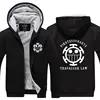 One Piece Trafalgar D Water Law Chopper Hoodie Jacket Coat Winter Fleece Thick Warm Sweatshirts Long Sleeve Plus Size ► Photo 3/6