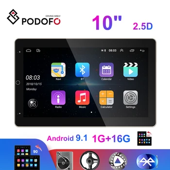 

Podofo 2Din Android Car Multimedia Video Player 10" Universal 2din Stereo Car Radio GPS For Volkswagen Nissan Hyundai Kia toyota